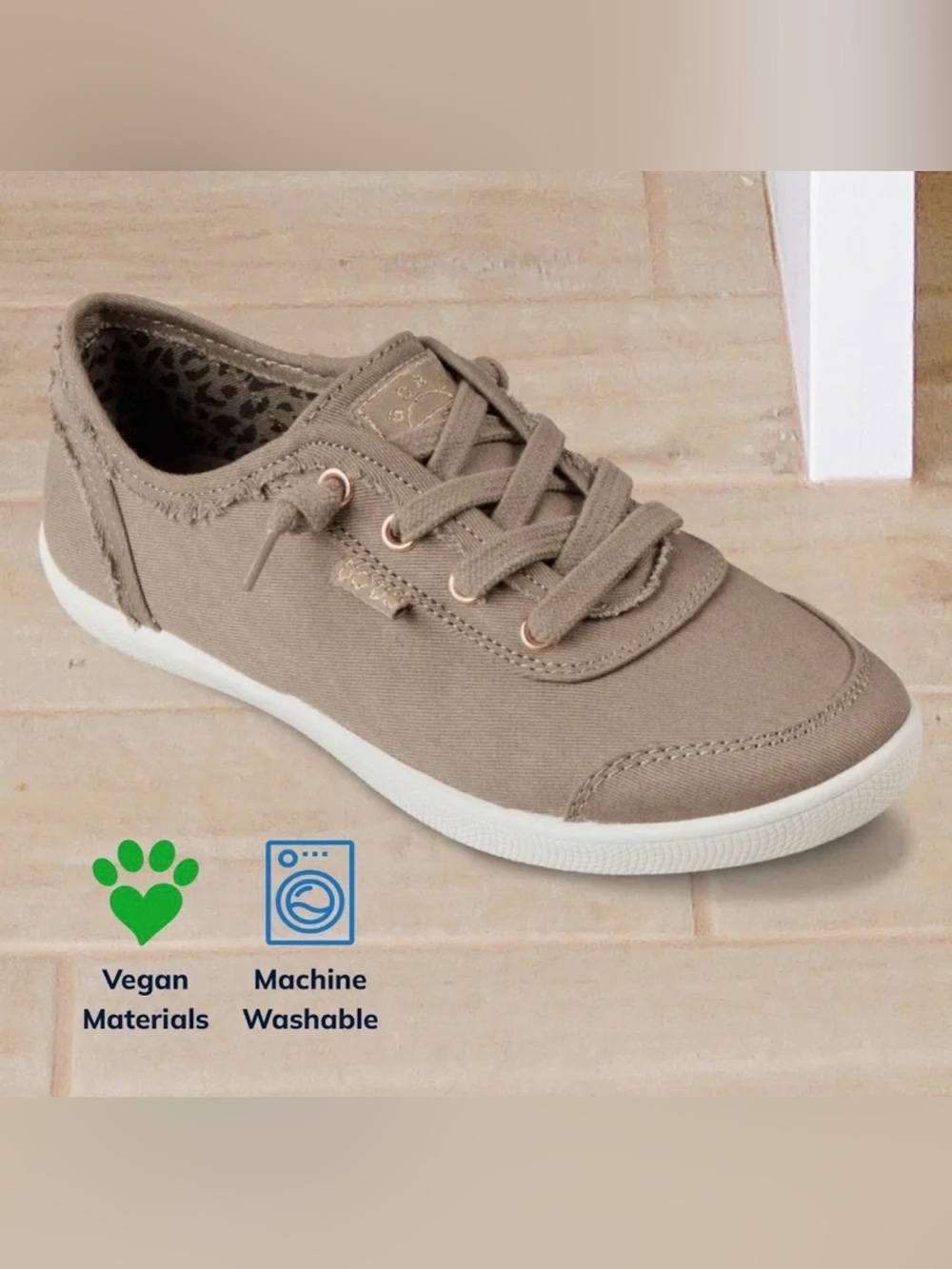 Skechers Women's Lace-Up Sneakers in Taupe